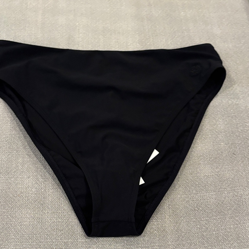 Tory Birch Solid High Leg High Waist Bottom